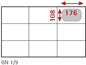 BAC INOX GN 1/9 - PROF. 108 MM