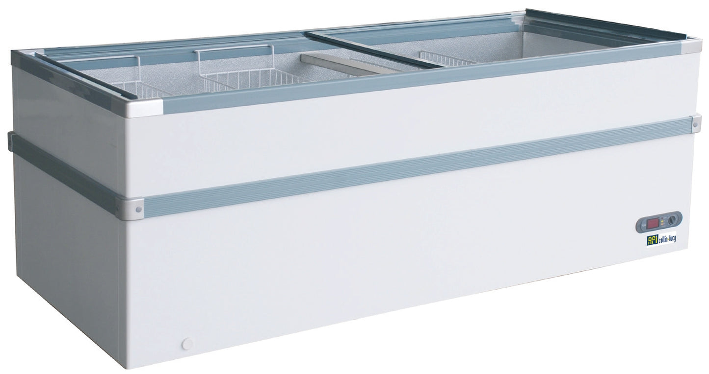 CONGÉLATEUR BAHUT - PORTES VITRÉES COULISSANTES - 746 L