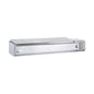 VITRINE RÉFRIGÉRÉE À POSER AVEC COUVERCLE INOX - 4 BACS GN 1/3 + 1 BAC GN 1/2 - PROF 395 MM