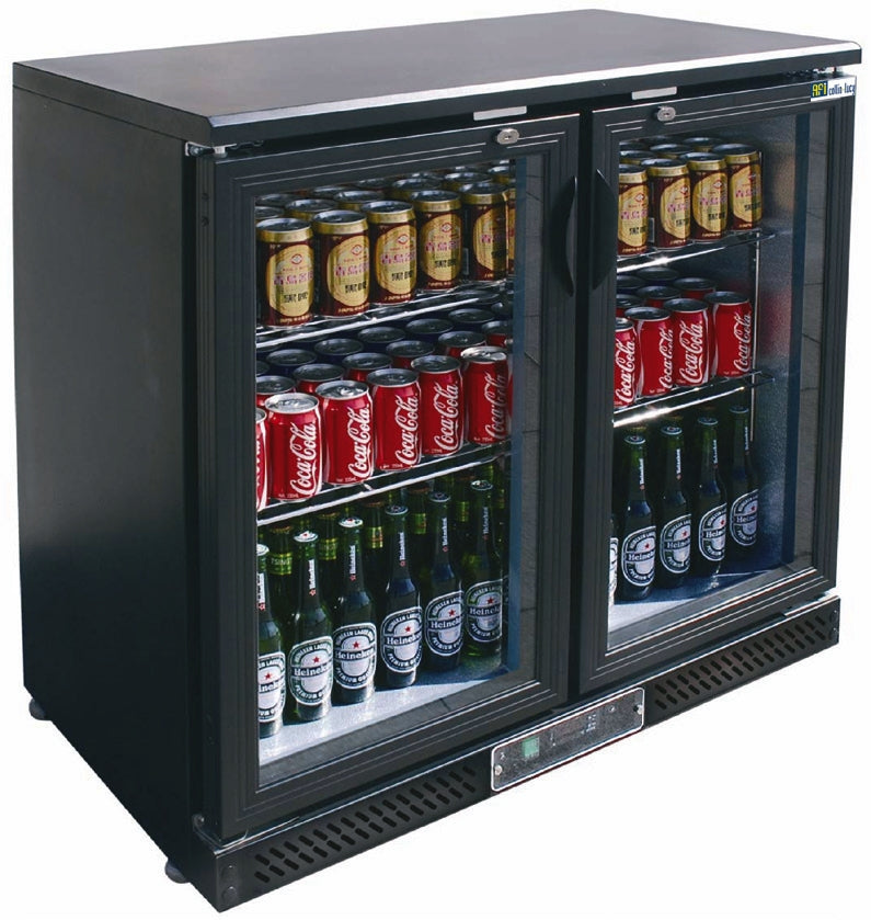 ARRIÈRE-BAR - 2 PORTES VITRÉES BATTANTES