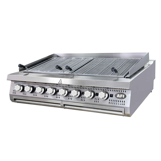 GRILLADE GAZ - GAMME 900 - LARG 1200 MM