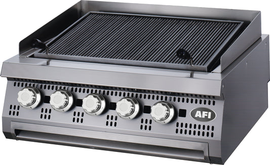 GRILLADE GAZ - GAMME 900 - LARG 800 MM