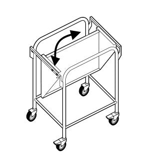 Chariot porte sturcture à plateau amovible - ACR011