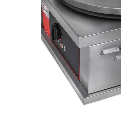 Crêpière électrique carrée professionnelle à usage intensif - Diamètre 40 cm - CR1CE40