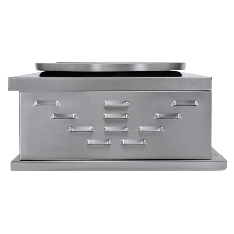 Crêpière électrique carrée professionnelle à usage intensif - Version double - Diamètre 40 cm - CR2CE40