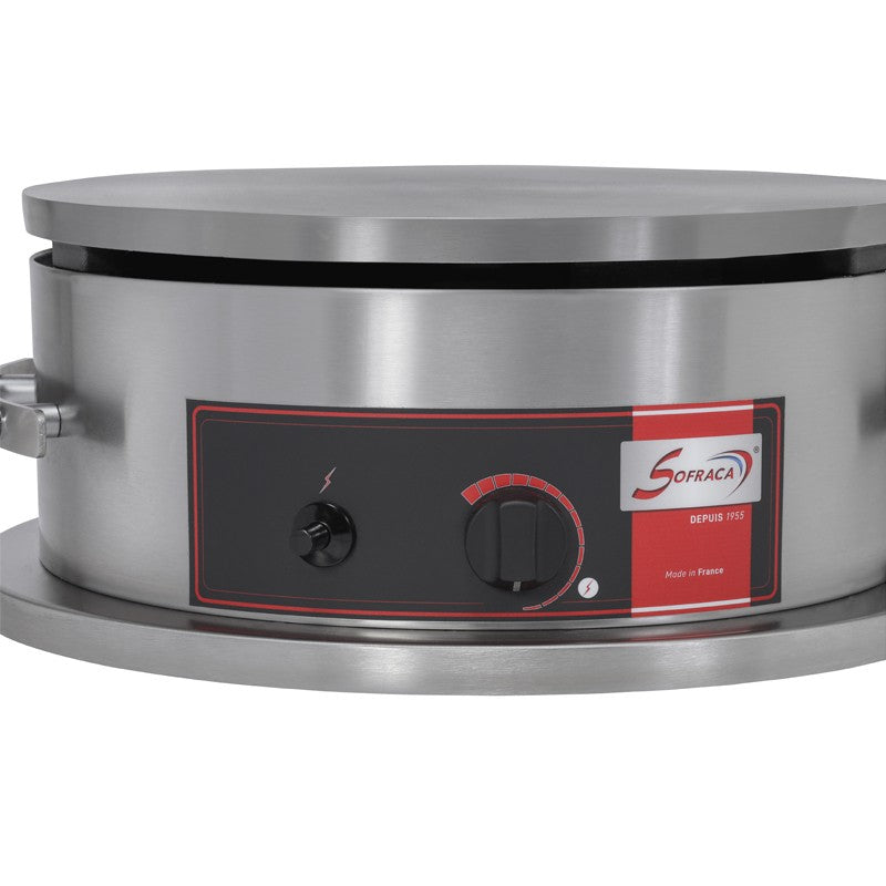 Crêpière gaz foraine professionnelle à usage intensif - Diamètre 40 cm - CR1RG40