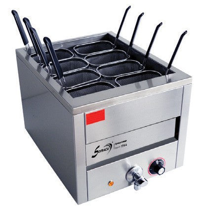 Cuiseur à pâtes - 8 paniers portions - Cuve de 15 litres - 21202 + PAN04