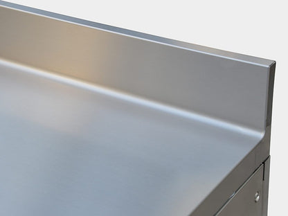 Desserte réfrigérée positive 0/+10°C - Avec dosseret - 230 L - 2 portes - Sans groupe logé - SN602SG-3 - Dalmec