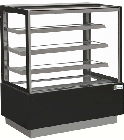VITRINE PÂTISSERIE - VITRAGE DROIT - 3 ÉTAGÈRES - 395 L