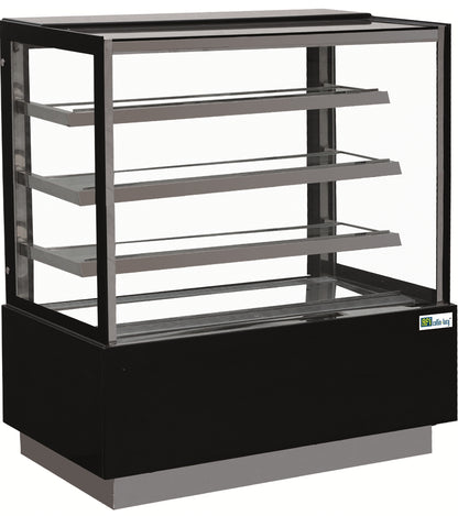 VITRINE PÂTISSERIE - VITRAGE DROIT - 3 ÉTAGÈRES - 685 L