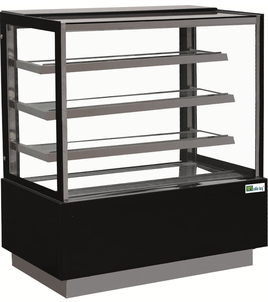 VITRINE PÂTISSERIE - VITRAGE DROIT - 3 ÉTAGÈRES - 685 L