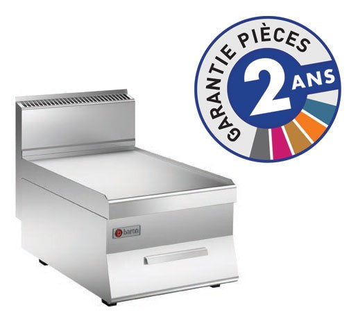 Elément de travail neutre à poser - Dessus lisse avec 1 tiroir GN 1/1 - Largeur 400 mm - Gamme 650 - 60NEC400 - Baron