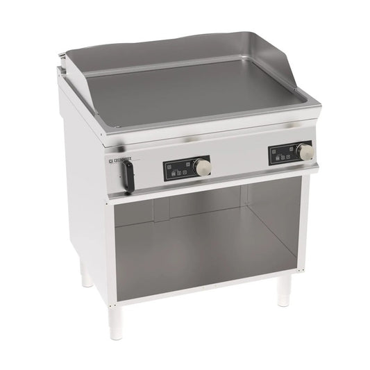 Élément monobloc plaque à snacker lisse - 2 zones - Commandes électroniques - Tecnoinox - FTLD8FE71