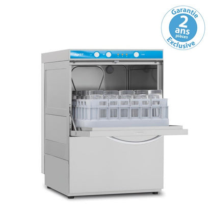 Elettrobar - FAST V1 - Lave-verres avec adoucisseur et pompe de vidange - Panier 350 x 350 mm - FAST135APV1