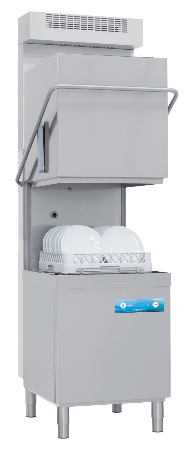 Elettrobar - Lave-vaisselle à capot avec condenseur de buée - Panier 500 x 500 mm - SERIE NIAGARA - NIAG281RV1