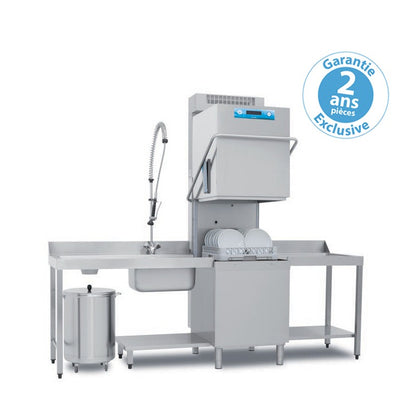 Elettrobar - Lave-vaisselle à capot - Panier 500 x 500 mm - RIVER282RV1