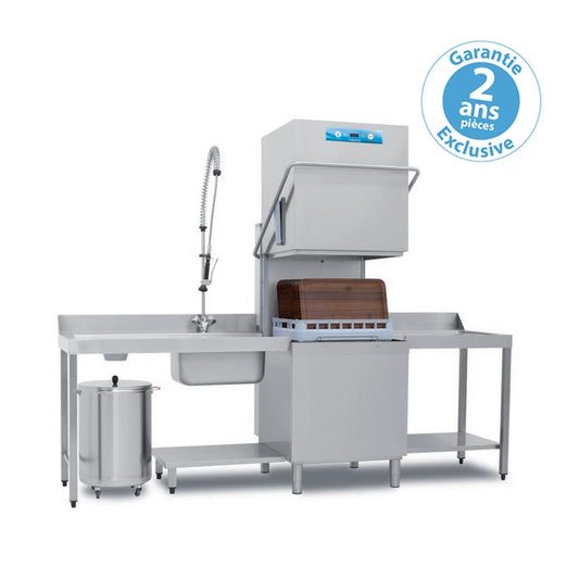 Elettrobar - NIAGARA - Lave-vaisselle à capot - Panier 500 x 600 mm - NIAG282LV1