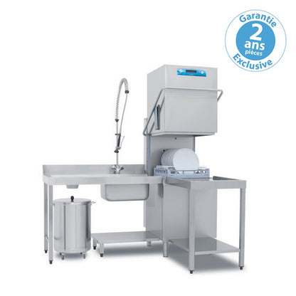 Elettrobar - RIVER - Lave-vaisselle à capot - Panier 500 x 500 mm - RIVER282V1