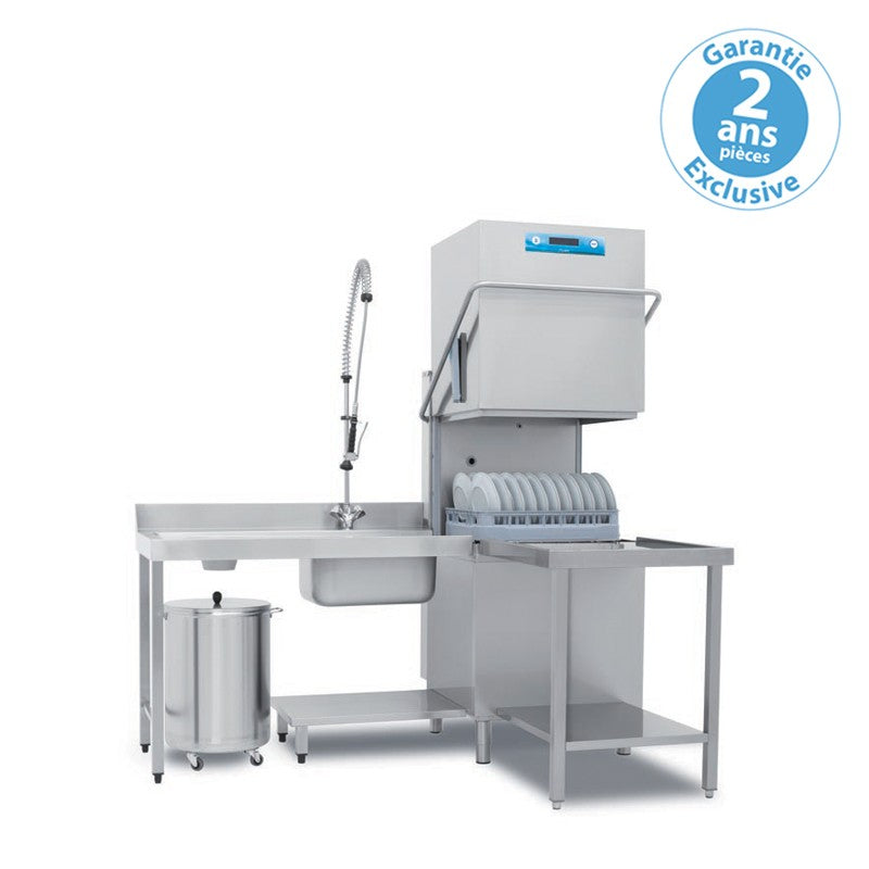 Elettrobar - RIVER - Lave-vaisselle à capot - Panier 500 x 600 mm - RIVER282LV1