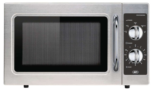 Four micro-ondes 1000W 30L commande mécanique avec plateau en céramique