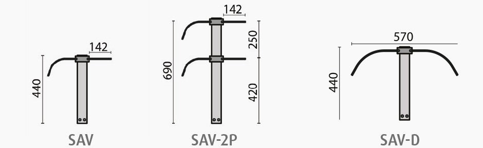 Étagère en verre - SELF-SERVICE 750 - SAV1125 - Nosem