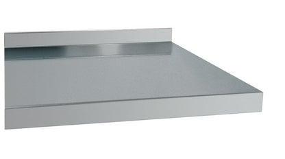 Etagère murale pleine en inox - Profondeur 400 mm - Longueur 1200 mm - EM412T