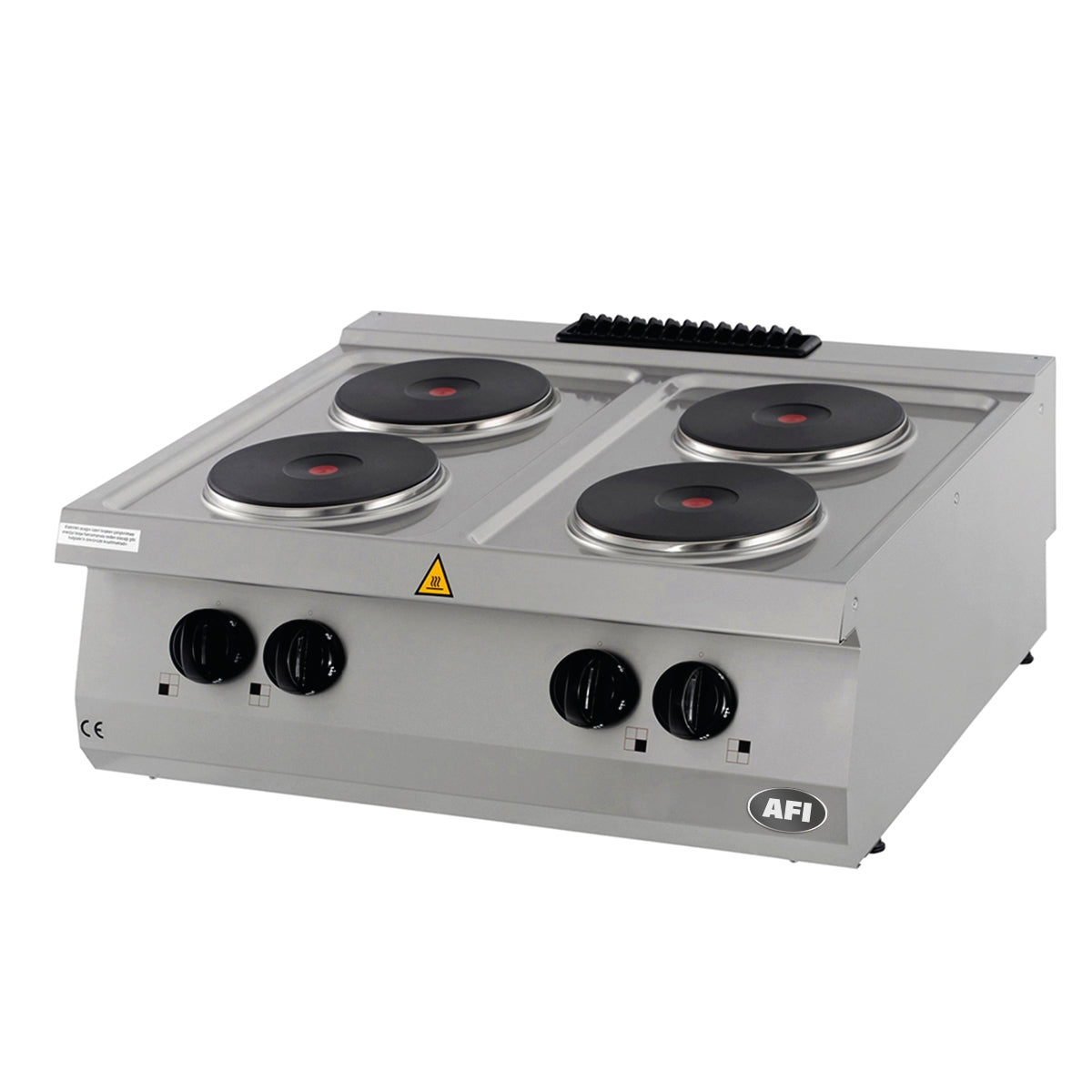 ÉLÉMENT TOP - PLAQUE ÉLECTRIQUE RONDE - GAMME 700 - 4 ZONES