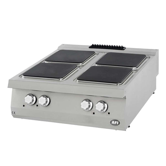 ÉLÉMENT TOP - PLAQUE ÉLECTRIQUE CARRÉE - GAMME 900 - 4 ZONES