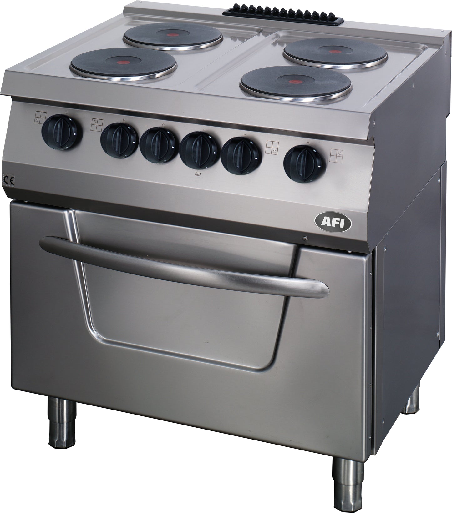 FOURNEAU ÉLECTRIQUE SUR FOUR ÉLECTRIQUE GN 2/1 - GAMME 700