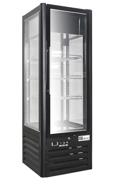 Vitrine pâtisserie 400 L - 4 faces vitrées