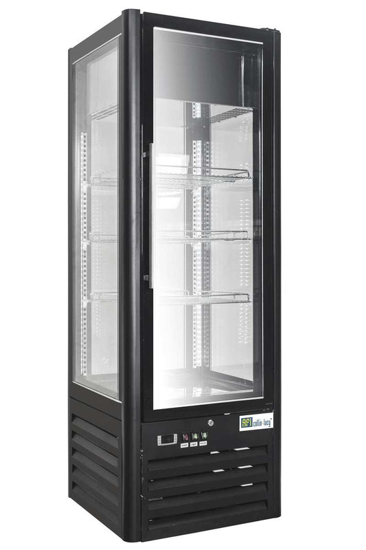 Vitrine pâtisserie 400 L - 4 faces vitrées