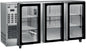 ARRIÈRE-BAR INOX GROUPE LOGÉ - 3 PORTES VITRÉES