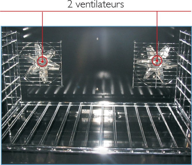 Four à convection GN 1/1 - 230 V - Avec humidificateur - 50 litres - 45002HU