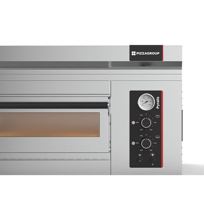 Four à pizza électrique 1 chambre 6 pizzas - Gamme Pyralis - PYM6L - Pizza Group