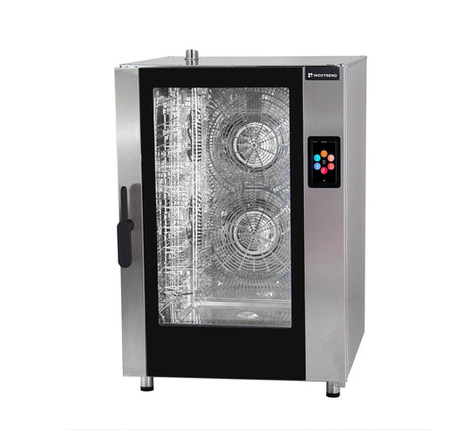 Four mixte à injection - 10 niveaux 600 x 400 mm - Commandes tactiles - Inoxtrend - FXDT610E