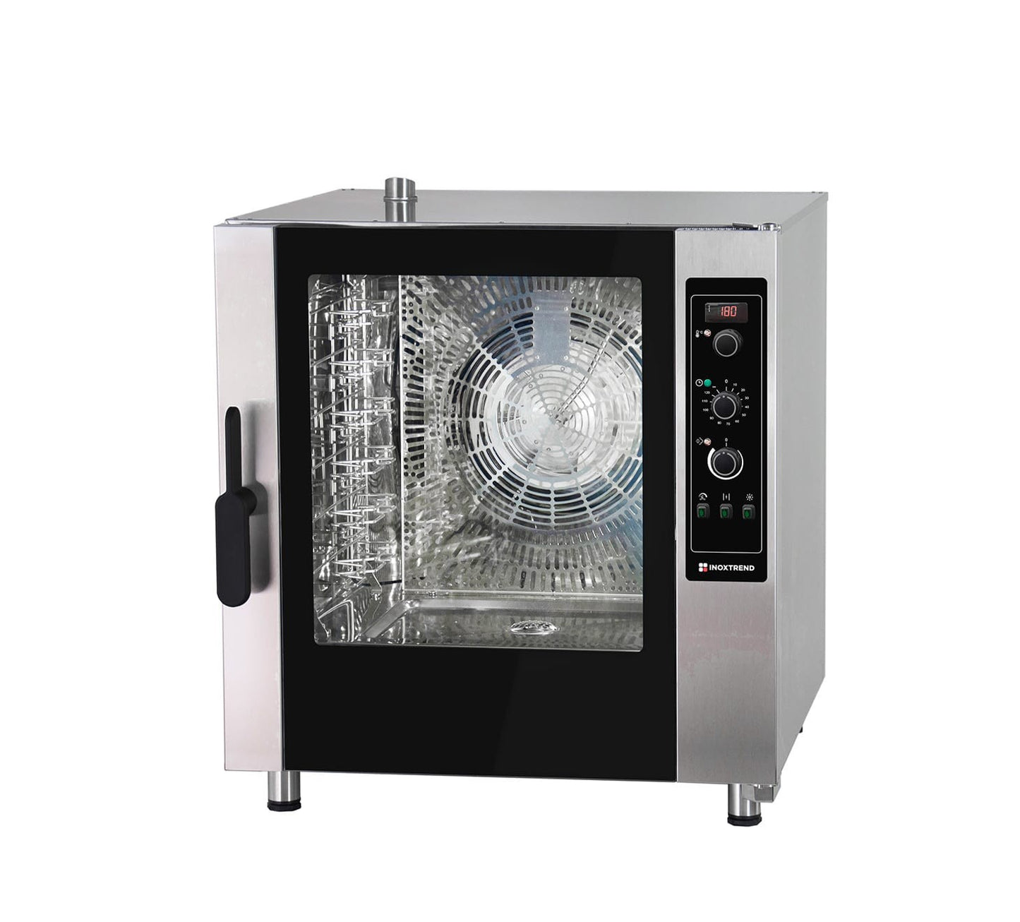 Four mixte à injection - 6 niveaux 600 x 400 mm - Commandes électromécaniques - Inoxtrend - FXDA606E