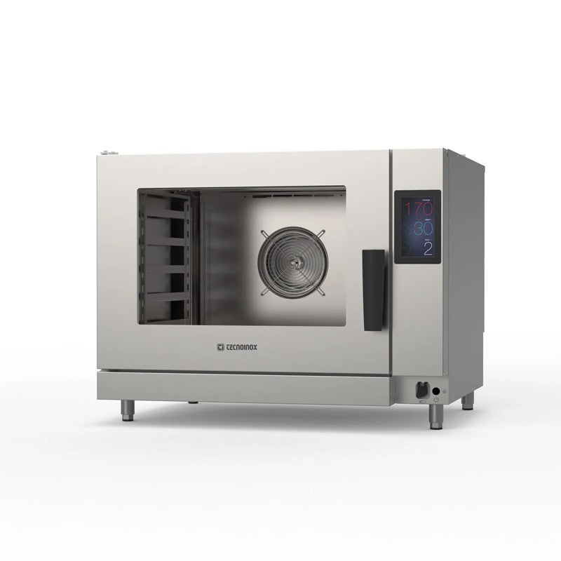 Four pâtissier injection directe gaz 5 niveaux sonde + lavage  - Tecnoinox - FMPI5GTSL
