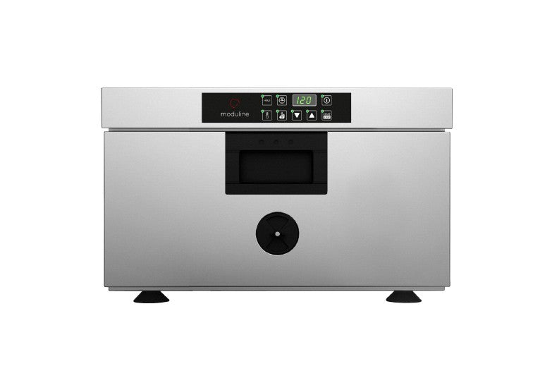 Four statique pour cuisson lente avec sonde à coeur - Introduction du plateau côté étroit - Série CSD - CSD001E - Moduline