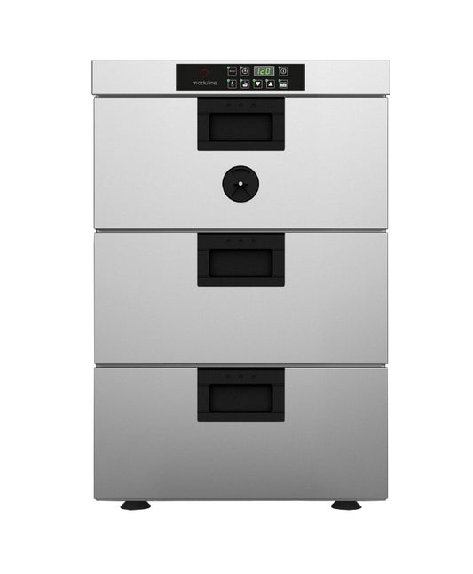 Four statique pour cuisson lente avec sonde à coeur - Introduction du plateau côté étroit - Série CSD - CSD003E - Moduline