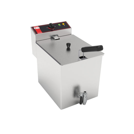 Friteuse électrique à poser - SOFRA-FRYERS® - 1 cuve de 8 L - SOFRAFRY8L