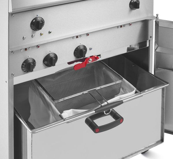 Friteuse électrique sur coffre - 25-28 litres - Valentine - EVO600PR