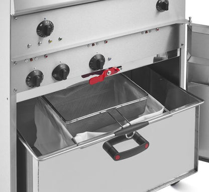 Friteuse électrique sur coffre - 25-28 litres - Valentine - EVO600PR