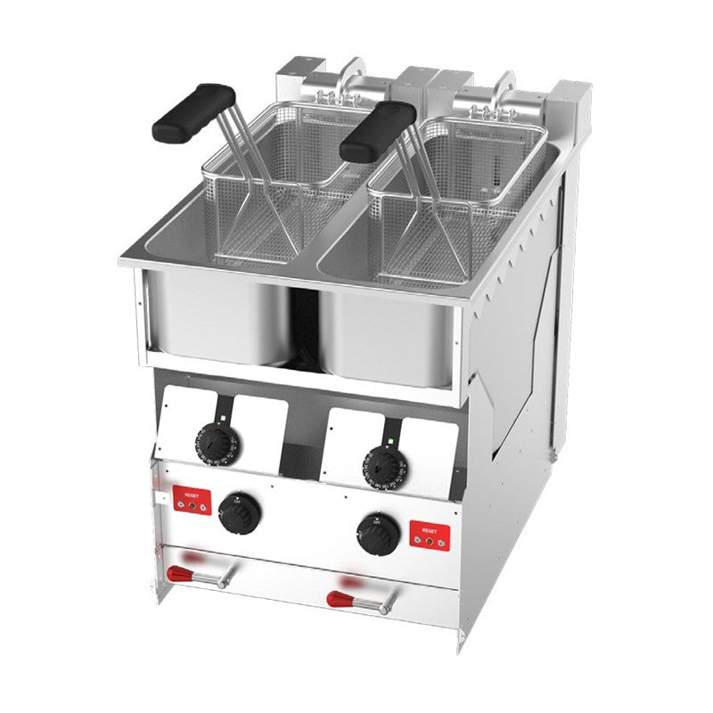 Friteuse électrique Turbo Encastrée - 2 x 7-8 litres - Gamme CORE - Valentine - CORE2200TE