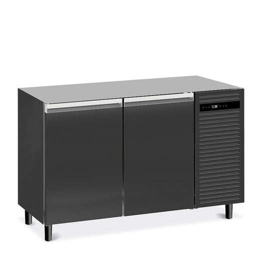 Furnotel - Arrière-bar skinplate sans dessus - 2 portes pleines - ABR2SD-2