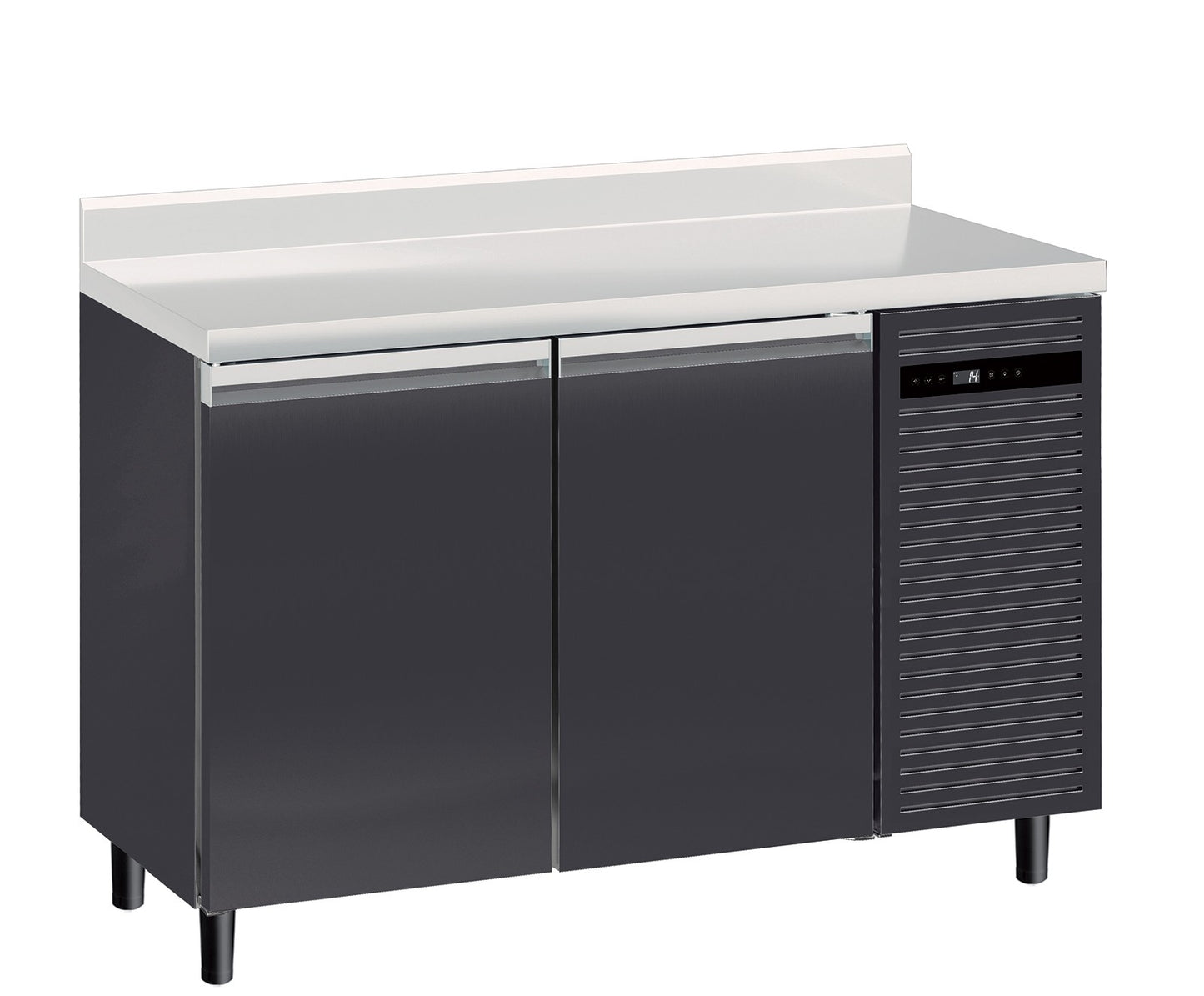 Furnotel - Arrière-bars Skinplate - Groupe logé - Hauteur 1000 mm - 2 portes - 260 litres - ABR2-2