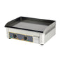 Furnotel - Plaque lisse à snacker électrique - Emaillée - 2 zones de chauffe - PSR600EE