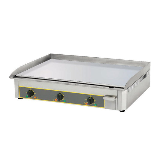 Furnotel - Plaque lisse à snacker électrique - Emaillée - 3 zones de chauffe - PSR900EE