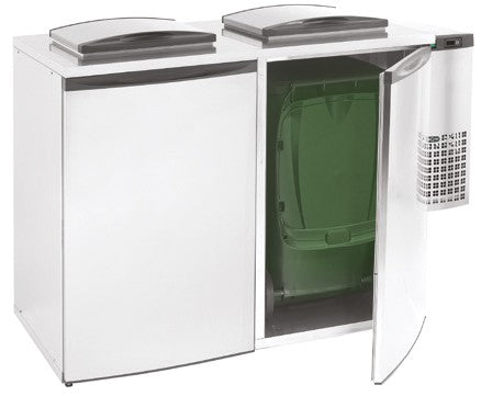 Furnotel - Refroidisseur de déchets avec unité frigorifique - 2 x 240 L - PRD480-2
