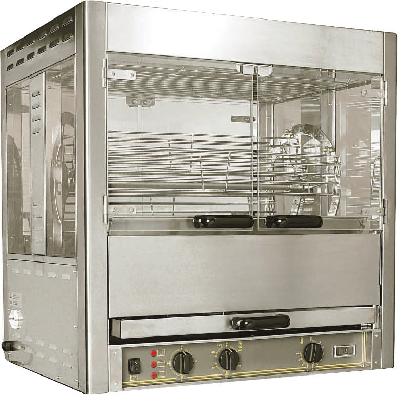 Furnotel - Rôtissoire panoramique électrique - 5 balancelles - 20 poulets - RBE25