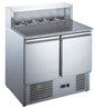 Furnotel - Table à pizza réfrigérée  inox GN 1/1 - 240 litres - MP9001X